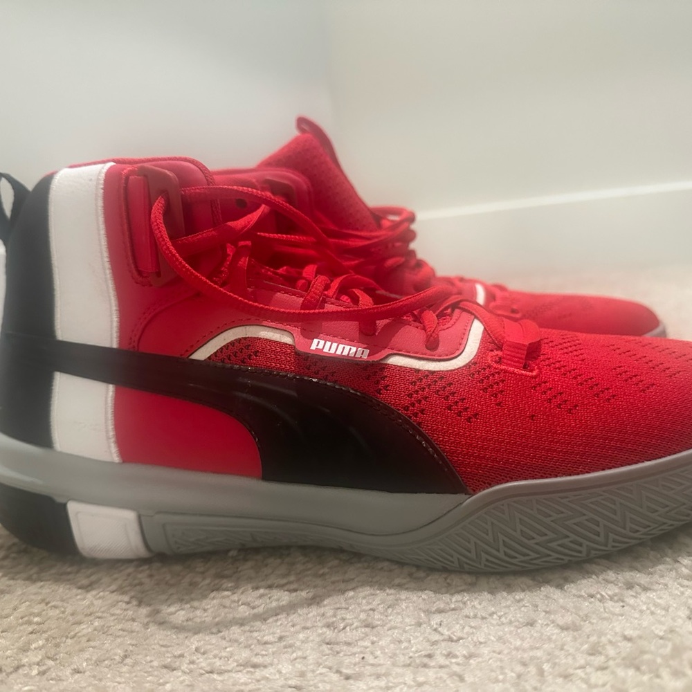 Puma Red Black White Men's Sneakers
